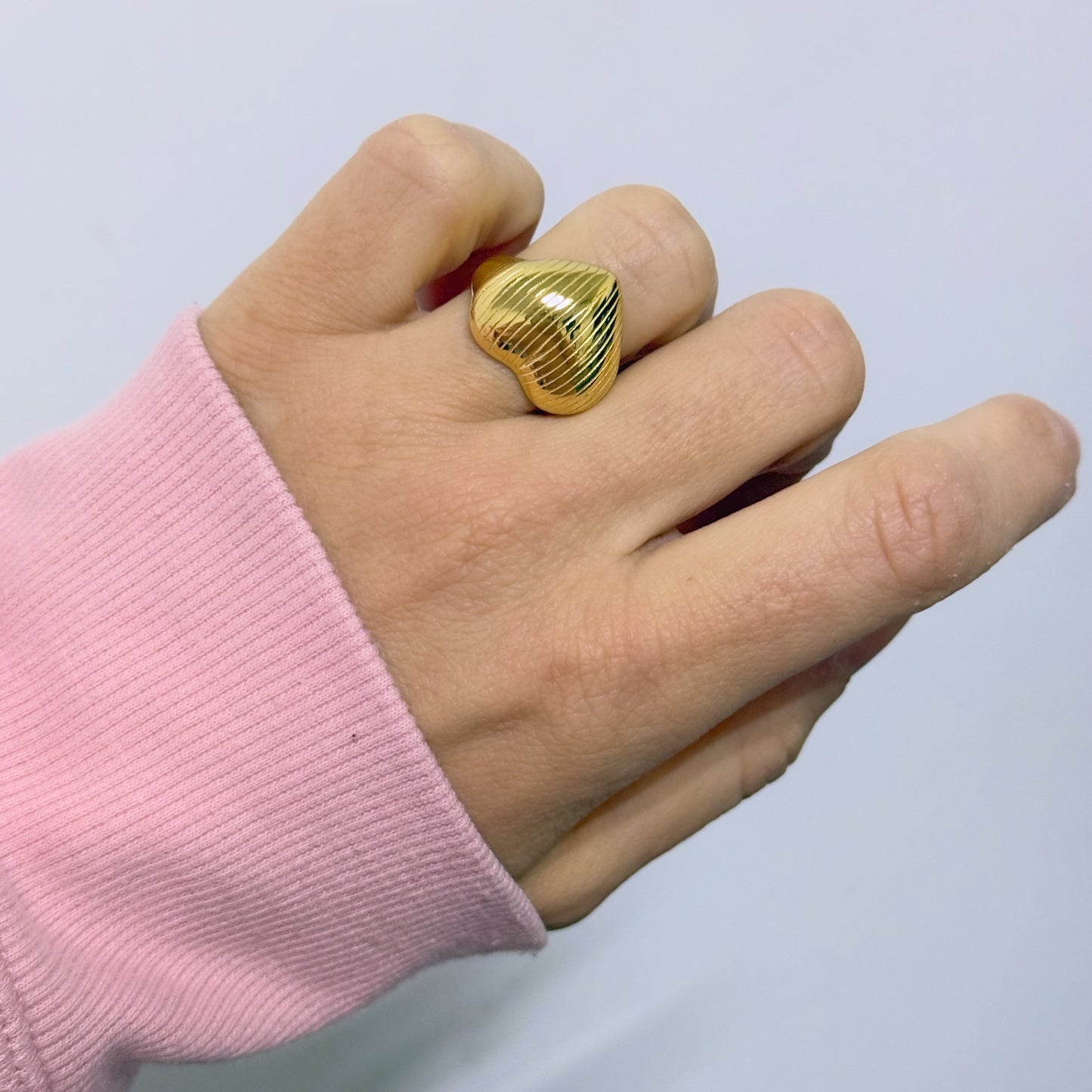 Anello Chevalier Cuore Bombato