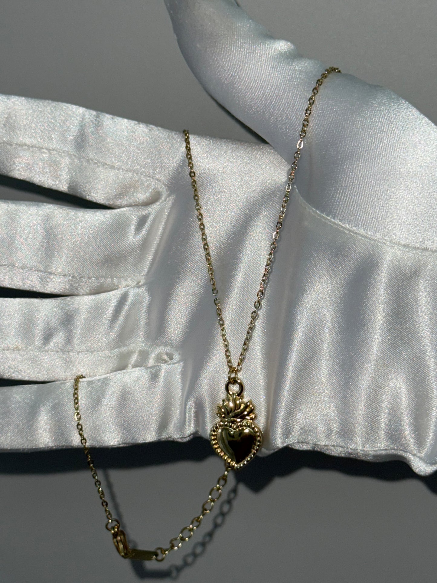 Collana Cuore Votivo Oro